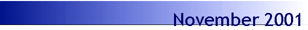 November 2001